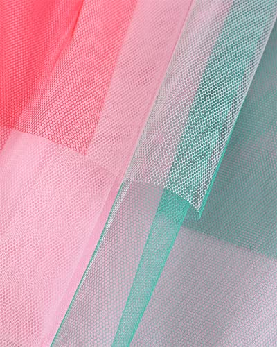 HILEELANG Toddler Girls Short Sleeve Dress Easter Cotton Casual Summer Appliques Shirt Jersey Dresses4