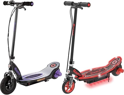 Miniatura 1 de Razor Power Core E100 Scooter eléctrico para niños de 8 años en adelante, motor de cubo de 100 W, neumático de 8 pulgadas, hasta 11 mph y 60 minutos