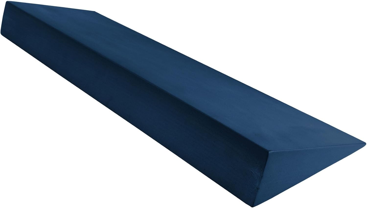 Yoga-Mad EVA Yoga Wedge | Lightweight EVA Foam | Non Slip Yoga Wedge for Wrists and Hands | Slanting Wedge for Professionals and Beginners in Yoga and Pilates (Blue)