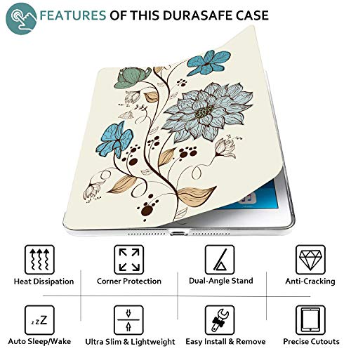 Image of DuraSafe Cases for iPad Pro 12.9 inch 4th Generation Printed Cover A2229 MY2H2HN /A MY2J2HN /A A2069 MXAT2HN /A MXAV2HN /A MXAU2HN /A MXAW2HN /A A2233 MY3K2HN /A MY3J2HN /A MXFY2HN /A - Watercolor Flowers