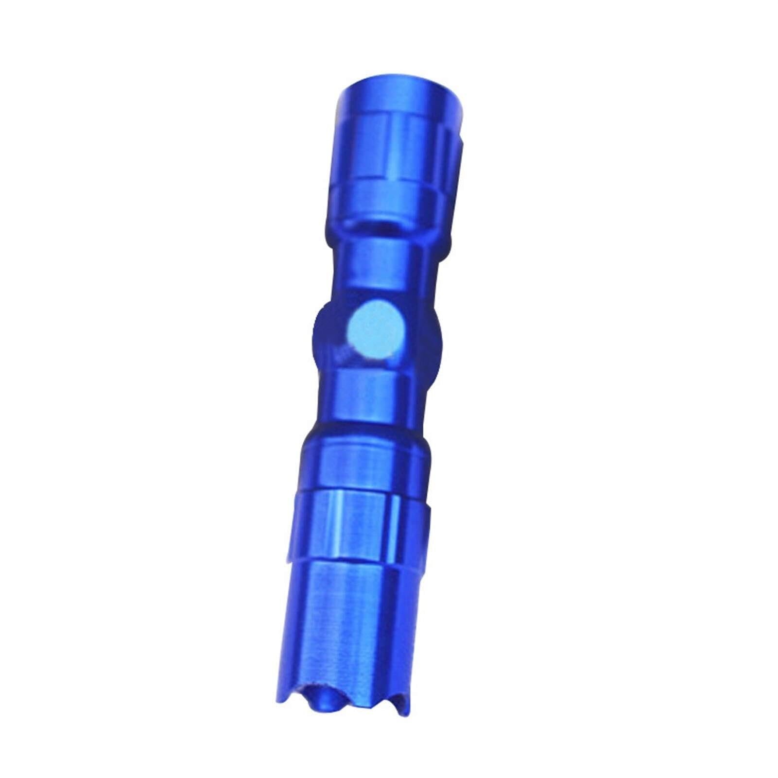QFGVMXBWKZH Standby Electric Torch Mini Handy LED Waterproof Torch Flashlight Light Lamp for Outdoor Emergency B99 as a Power Bank and Camping Accessories(Blue)