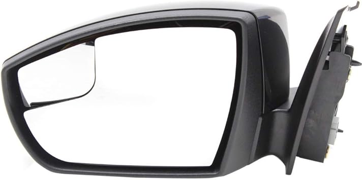 For Ford Focus 2015 2016 2017 2018 Door Mirror Driver Side | Power | Non-Heated | Manual Folding | w/Blind Spot Glass & Signal Light | Paintable | Sedan/Hatchback | Replacement For F1EZ17683R