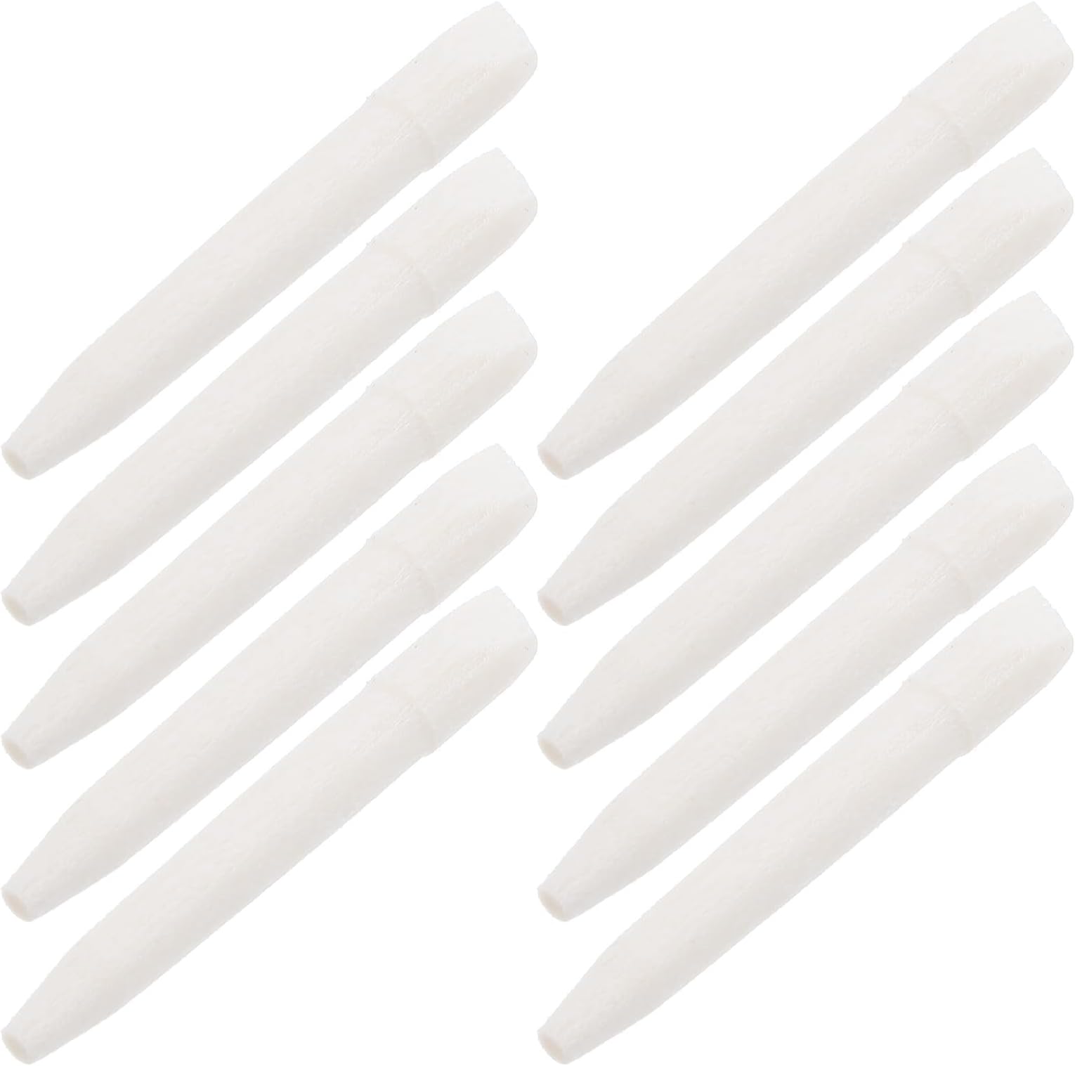 20pcs Paint Pen Tips Replacement Nibs Smooth Fiber Material Long Lifespan White Whiteboard Markers Accessories for Marker Artists Note-taking