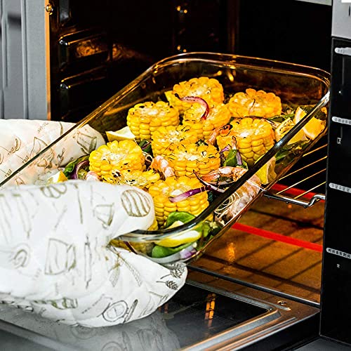 2 Quart -Mini Glass Baking Dish For Oven, Single Serving Glass Pan For Cooking Glass Casserole Dish Rectangular Baking Pan Glass Bakeware, 12 X 8 Small Glass Baking Pan #TOP5