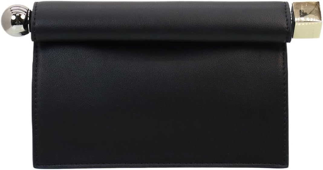 Trendy PU Leather Clutch Bag for Women Versatile Folding Evening Purse Metal Decoration Crossbody for Banquet Party