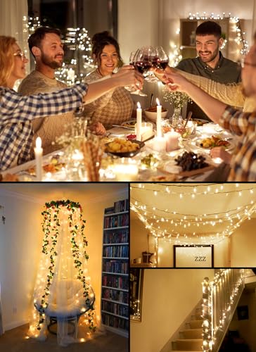 Image of Brightown Battery Operated Christmas String Lights with Timer 2 Pack