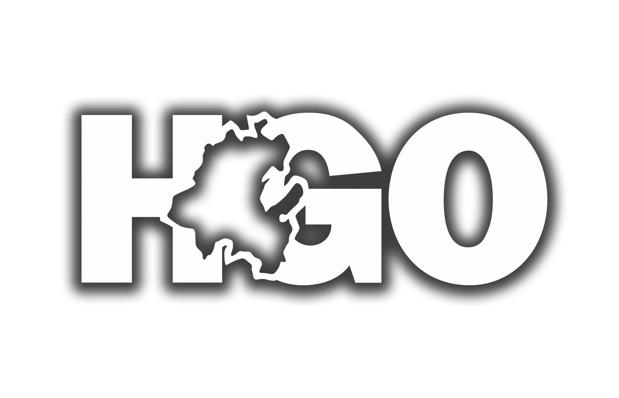 x2 Sticker Hidalgo Decal Mexico Letters Car Truck Window Laptop Map Vinyl Bumper HGO MX Estado (3.9 x 9 inches, Hidalgo)