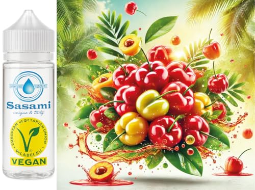 Cerise acerola arôme concentré 100 ml Sasami formule vegan haute pureté