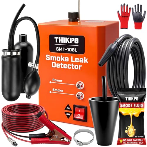 THIKPO Quickly get Smoke Automotive Smoke Machine, EVAP Vacuum...
