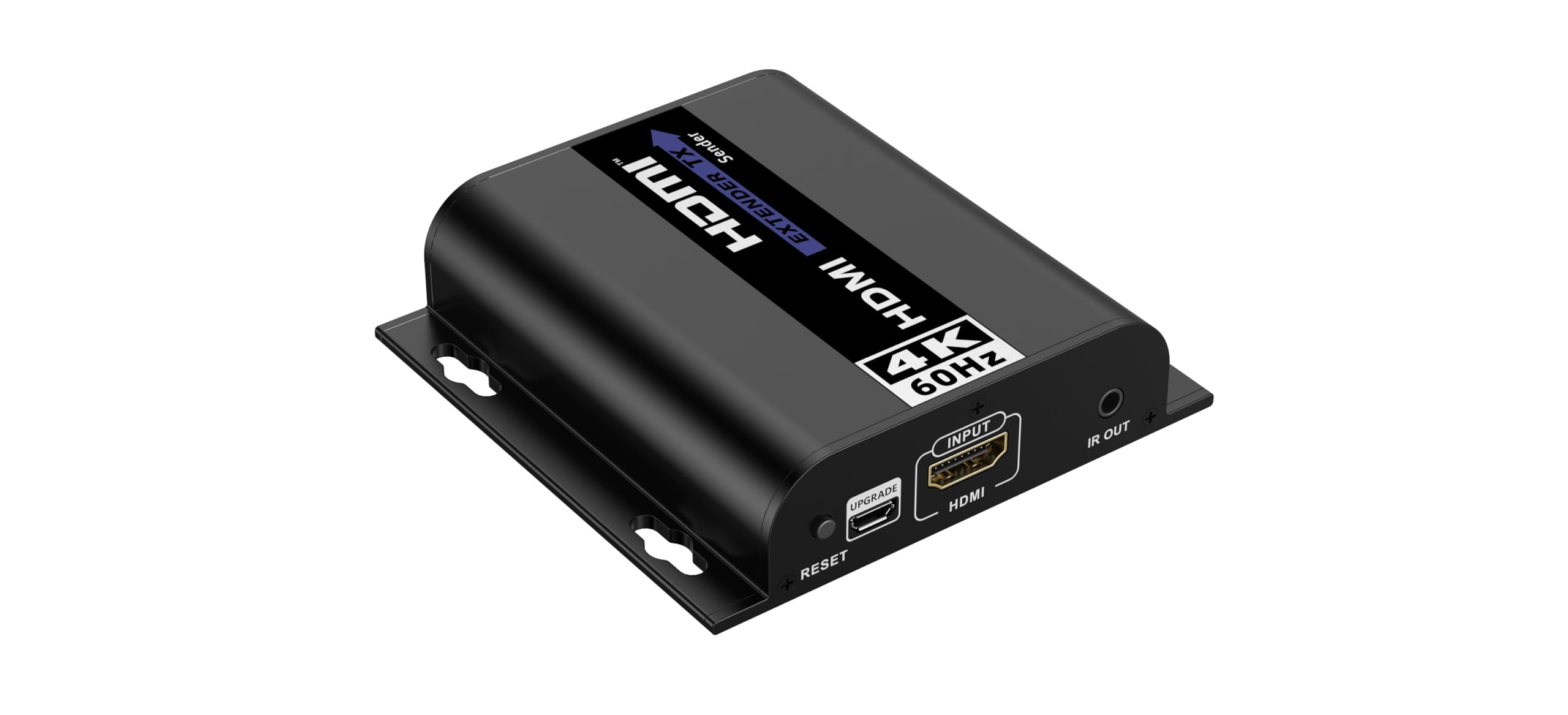 PremiumCord Extensor HDMI 4K hasta 120 m vía LAN, Over IP, Cat5/5E/6, UHD 4K 2160p 60Hz, Full HD 1080p, 4:4:4, HDMI 2.0, HDCP 2.2, Carcasa Robusta de Aluminio