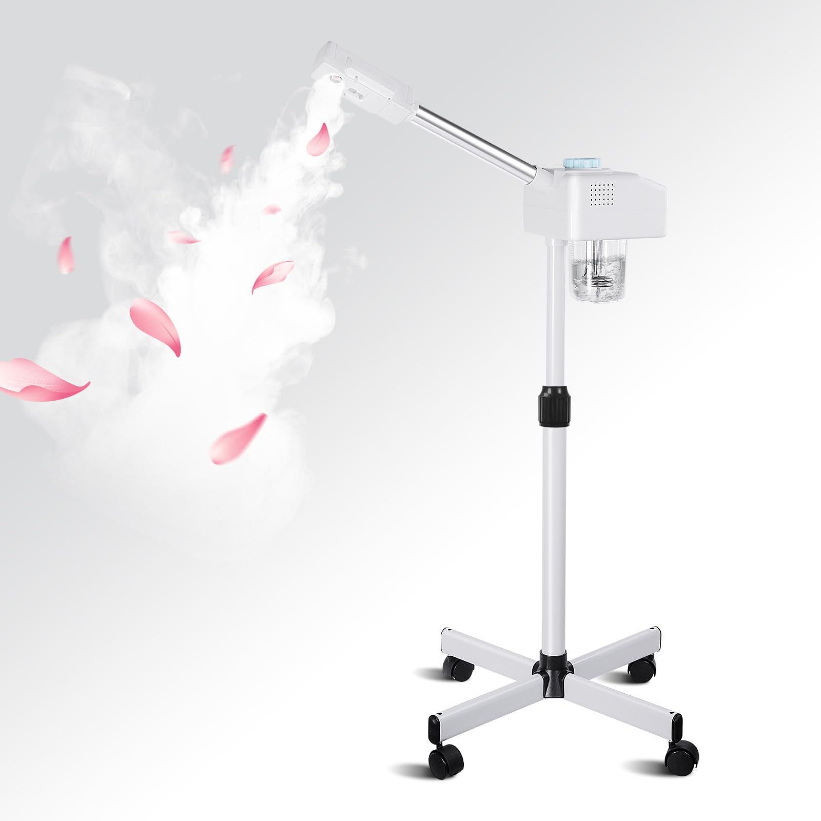 Vertikaler Gesichtsdampfer Heiß Facial Steamer Pflanzenextrakt Mist Spray Poren Reinigen Gesichtssauna Hautpflege Schönheit Instrument Home Schönheitssalon SPA Werkzeug