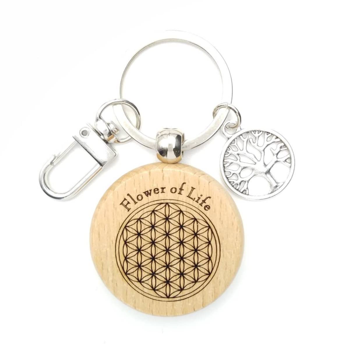 マカロンナ　❀フラワーオブライフキーホルダー❀ マカロンナ ❀フラワーオブライフキーホルダー❀ マカロンキーチャーム