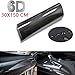 Arespark Film Autocollant Fibre de Carbone de Vinyle 6D, 30 * 150cm Autocollant imperméable Moto, Rouleau d'enveloppe de Vinyle sans Bulles étanche, pour Motos, Voitures (Noir, 30 * 150cm)