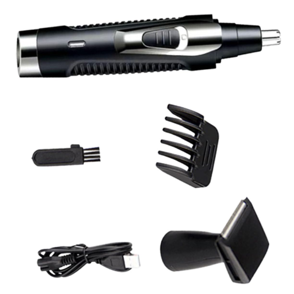 FOYTOKI Nose Hair Clippers for Men Electric Nose Hair Remover Trimmer Stainless Steel Head