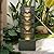 ourrco 39.3" H Concrete Modern Water Fountain 5-Tiers Indoor/Outdoor Water Fountain w/LED Lights Cascading Waterfall Features for Home Garden Backyard Decor