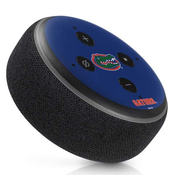 Skinit Decal Audio Skin Compatible with Amazon Echo Dot 3 - Officially Licensed University of Florida Gators Mascot Blue Design