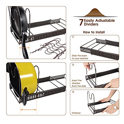 Myiosus Organizer per padelle espandibile