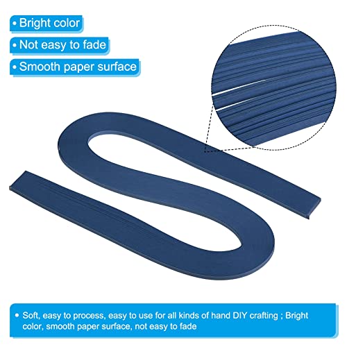 PATIKIL Quilling Strips Paper 120pcs 1/8"(3mm) 54cm Origami Paper Quilling Strip for Art DIY Hand Craft Christmas Teal Blue - Image 3
