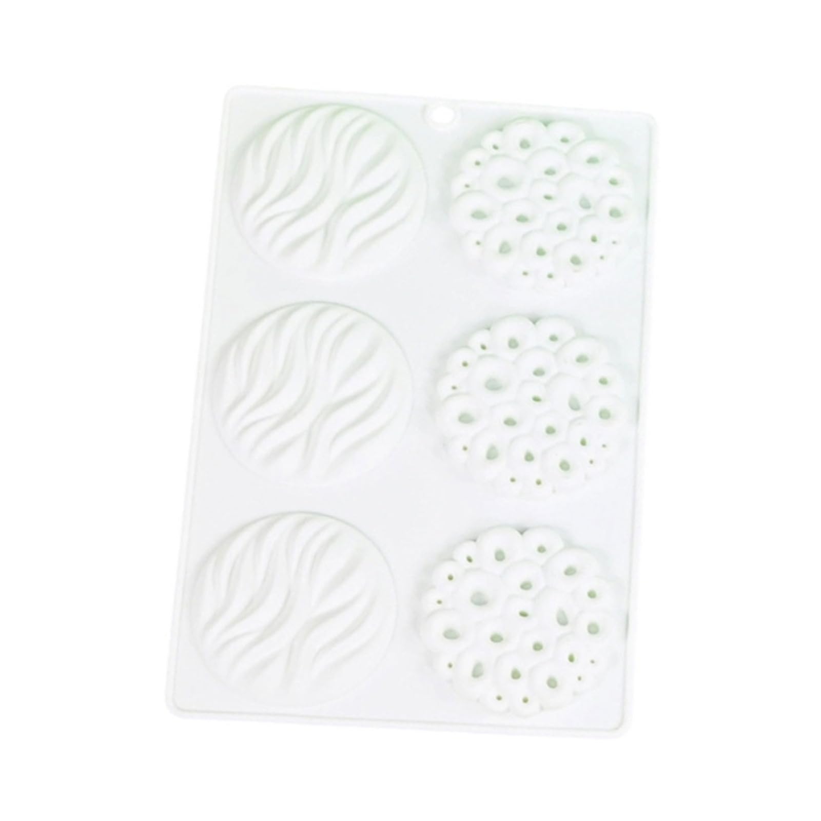HZBB Decorative Waved Design Silicones Baking Molds Multipurpose for Cakes Chocolates Ice Cream Dishwasher Safe Chocolate Molds with Waved Texture