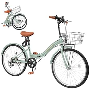 【引取限定】ほぼ新品　折りたたみ自転車 ブラック　6段変速　鍵付き 楽天市場】マラソン期間P5倍！ 【2025New☆新色入荷！】【週間