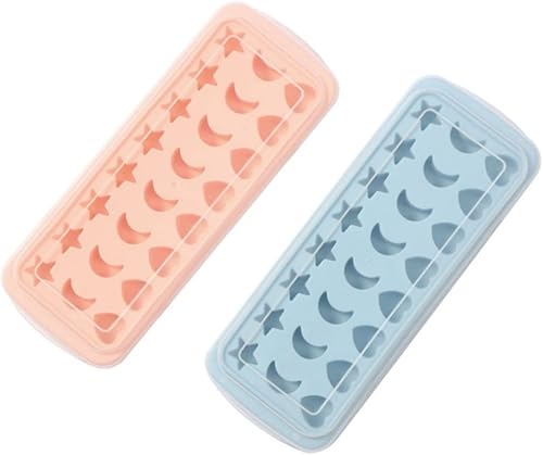 Ramadan Mubarak - Moldes para cubitos de hielo, molde de silicona para cubitos de hielo, mini corazón y luna, forma de vela, jabón, pastel, para