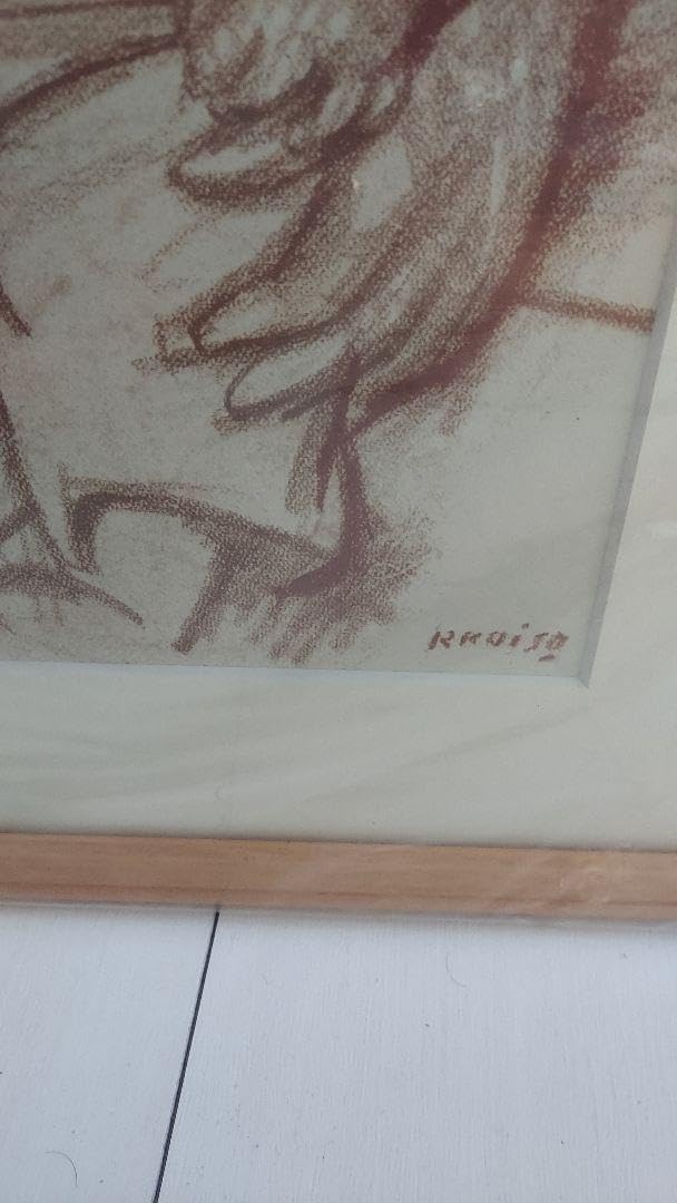 Amazon.co.jp: 小磯良平 母子像 額付きです : おもちゃ