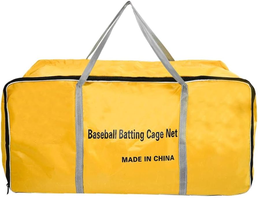 Aoneky Polyester Baseball Batting Cage Netting - NET ONLY - Not Include Poles and Frame Kits - Pro Garage Softball Batting Cage Net