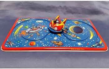 マーズ パトロール ロケット ヴィンテージ ブリキのおもちゃ 日本製 マーズ パトロール ロケット ヴィンテージ ブリキのおもちゃ 日本製