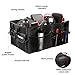 GOOLOO Car Trunk Organizer Auto Cargo Storage Container Multi-compartments Collapsible Durable Box with Straps, Waterproof Bottom for Truck, SUV, Minivan, Jeep
