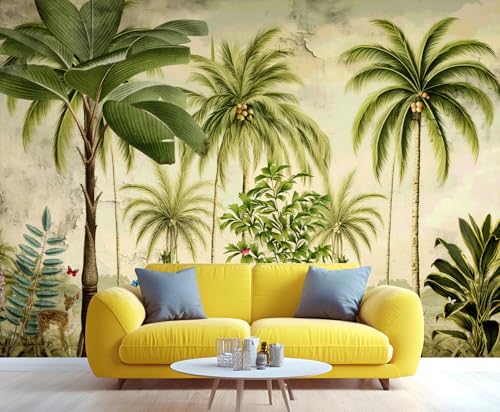 Fresques murales palmiers haut de gamme pour sublimer le mur d'une ferme - 3