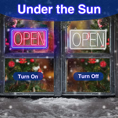 Kaboer Neon Open Sign,16"X 9" Led Lights Open Sign,New Ultra Bright Led Neon Sign Wall Art For Business Bar Salon Shop Club(Open) #TOP4