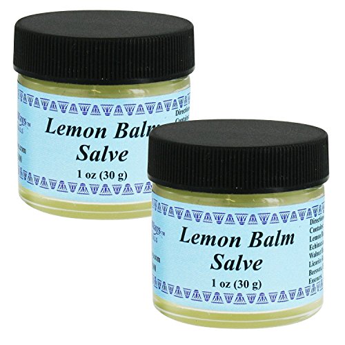WiseWays Herbal Natural Skin Care Lemon Balm Salve, 1 Ounce, 2 Pack