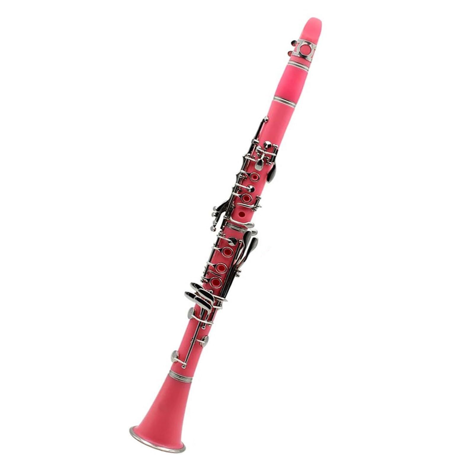 Buffet Clarinetto Rosa In Si Bemolle Per Principianti Clarinetto Per Orchestre Scolastiche Adulti Con Supporto In Conchiglia Rigida Guanti Parte(Clarinet)