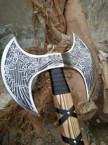 Hand-Forged Double Headed Viking Axe – 27