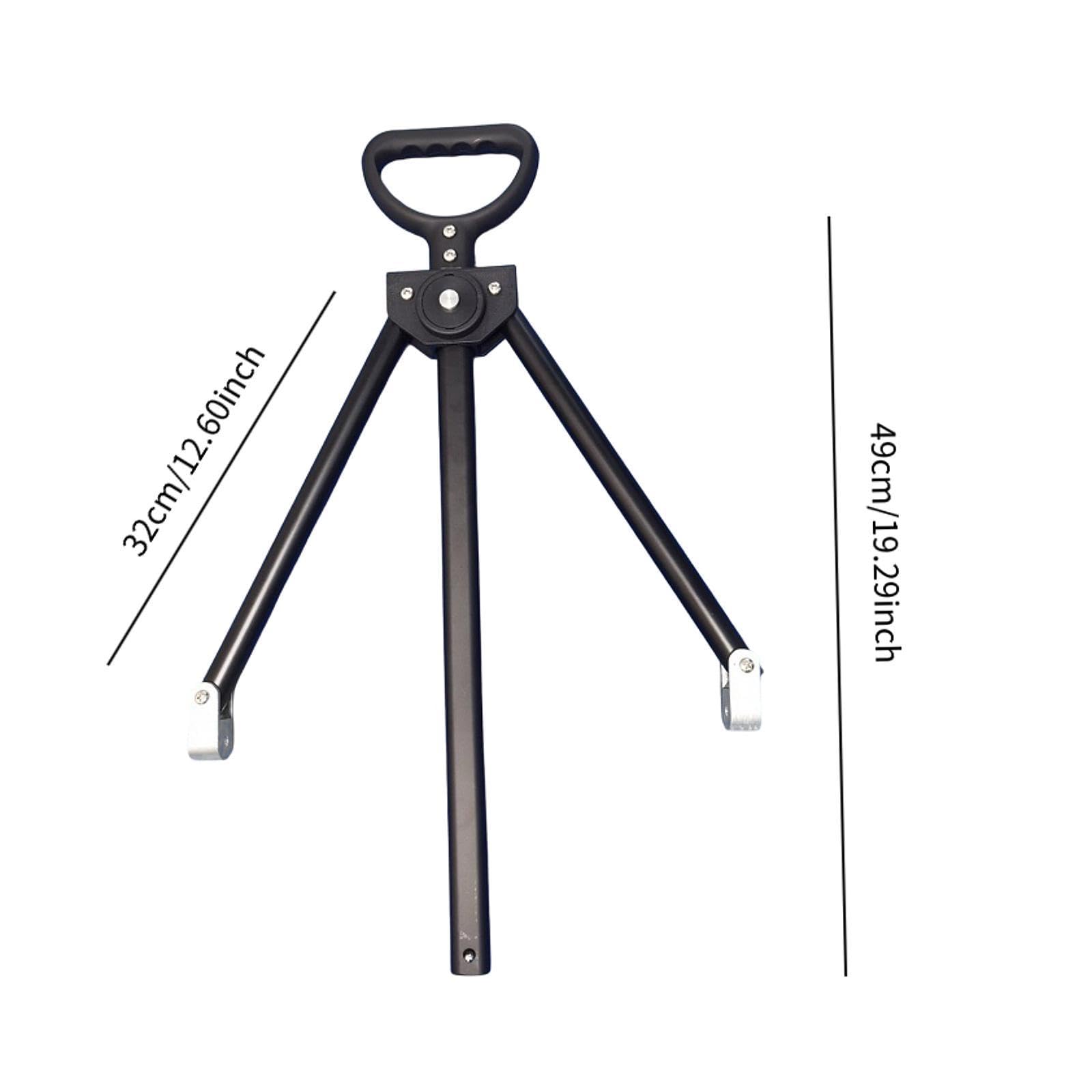 Homyl Mango de Repuesto para Carretillas, Práctico, Ergonómico, Ligero, Versátil, Negro, 1,9 cm de Ancho