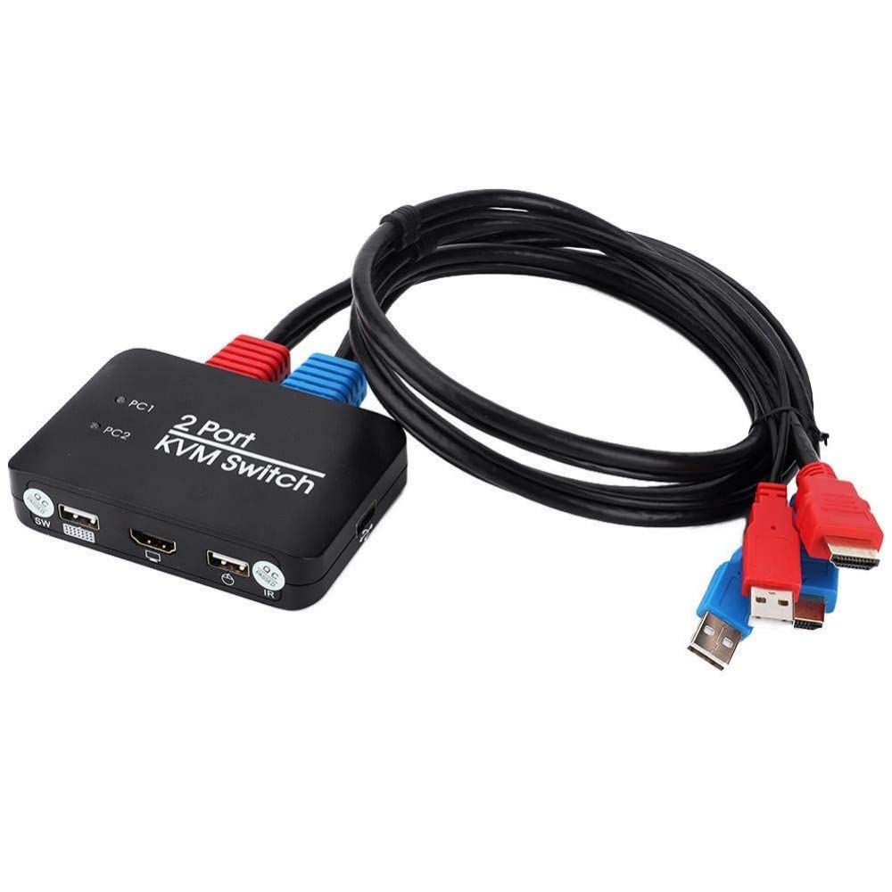 Tobo 2 Ports kvm Switch usb2.0 hdmi2.0 Support u Disk/Key-Press, Switch Switch Channel/Mouse & Computer Keyboard Control Multiple Computer - TD-443H-image-45