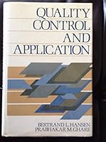 Quality Control and Application 013745225X Book Cover