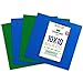Barcaloo 10 Inch x 10 Inch Compatible with Lego Baseplate for Building Bricks -4 Pack (2 Blue, 2 Green) Classic Baseplates Compatible with All Major Brands
