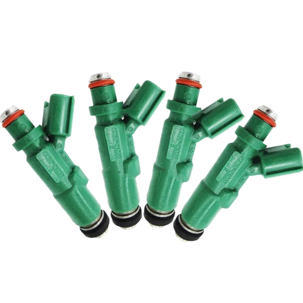 Gsdwwew One Color For Toyota For Prius For Vitz For Yaris 4Cyl 1.5 1Nz Fuel Injector Injection Nozzle 4Pcs/Lot 23209-21020 23250-21020 Fuel Injector