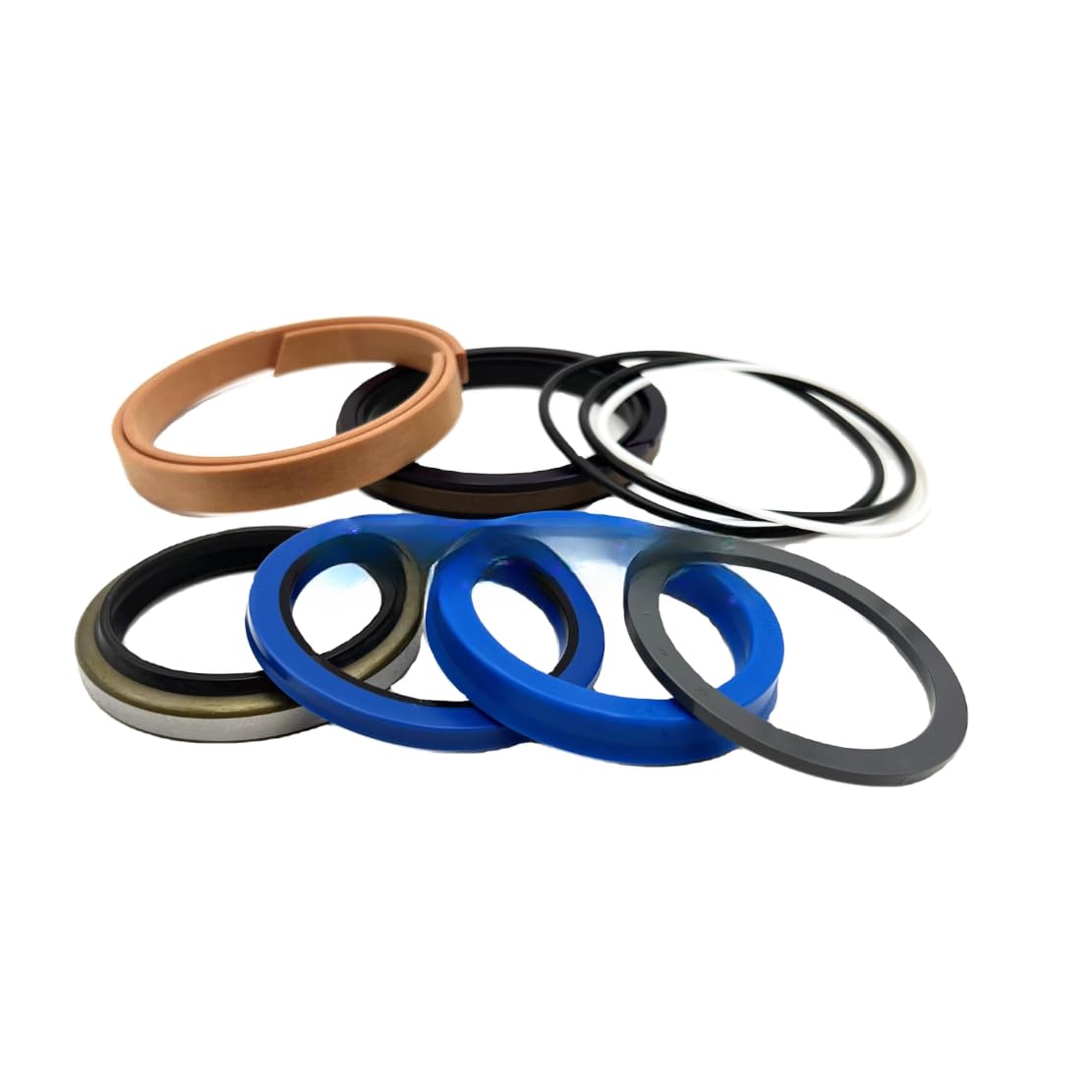 PC60-7 PC200-6 Boom Arm Bucket Cylinder Seal Kit 707-99-36630 707-99-35230 707-98-26580 (Blue)
