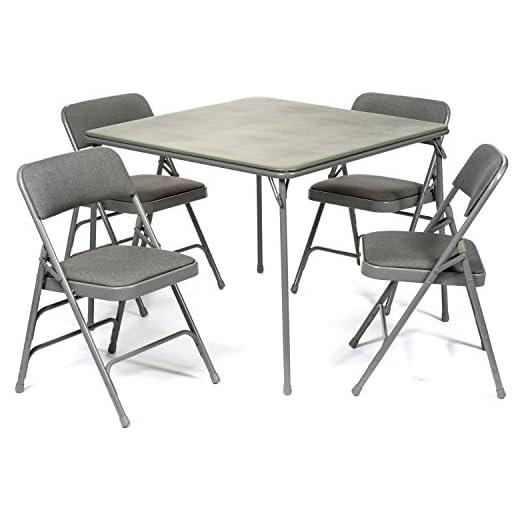 Comfortable Folding Card Table Set with Chairs