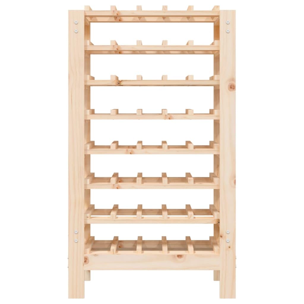 Générique Armadietto per vino in legno di pino massiccio 61,5 x 30 x 107,5 cm, scaffale per bottiglie per riporre fino a 40 bottiglie, telaio robusto con fissaggio a parete incluso, supporto