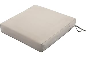 Classic Accessories Water-Resistant Outdoor Patio Seat Cushion 25" x 25" x 5"