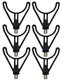 rutenauflage dreibein Universell einsetzbar FISHING ONE Rutenauflage U-Form für Vorne, mit Gewinde, 6 Stk.