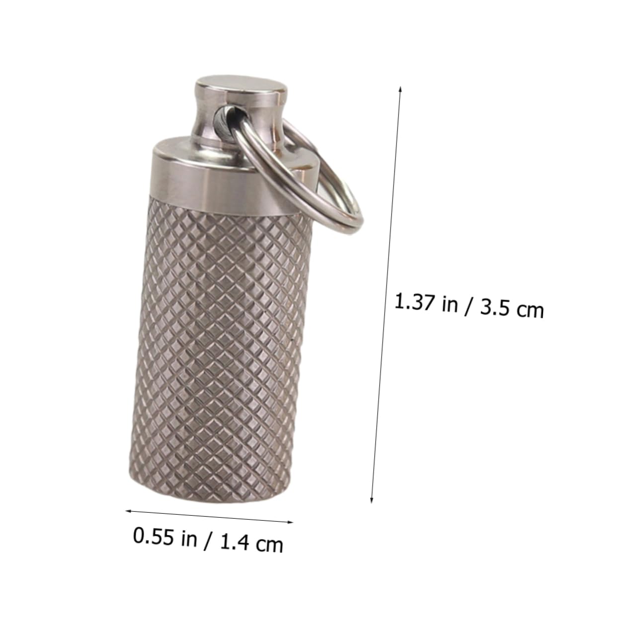 minkissy 6stücke Tragbare Wasserdichte Pillenflaschen Aus Metall Kompakte Tablettendose Für Unterwegs Für Reisen Outdoor-aktivitäten Und Tägliche Verwendung