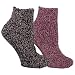 Dr. Scholl's Women's Soothing Spa Low Cut Lavender + Vitamin E Socks (2 Pack), black, pink, Shoe Size: 4-10