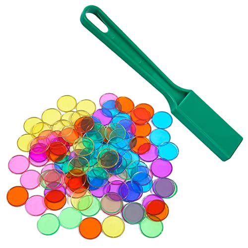 LJFEA Lot de 150 jetons de bingo en plastique coloré, jetons de jeu en plastique, équipement de bingo, jeu de bingo, avec sac de rangement LJFEA Lot de 150 jetons de bingo en plastique coloré, jetons de jeu en plastique, équipement de bingo, jeu de bingo, avec sac de rangement