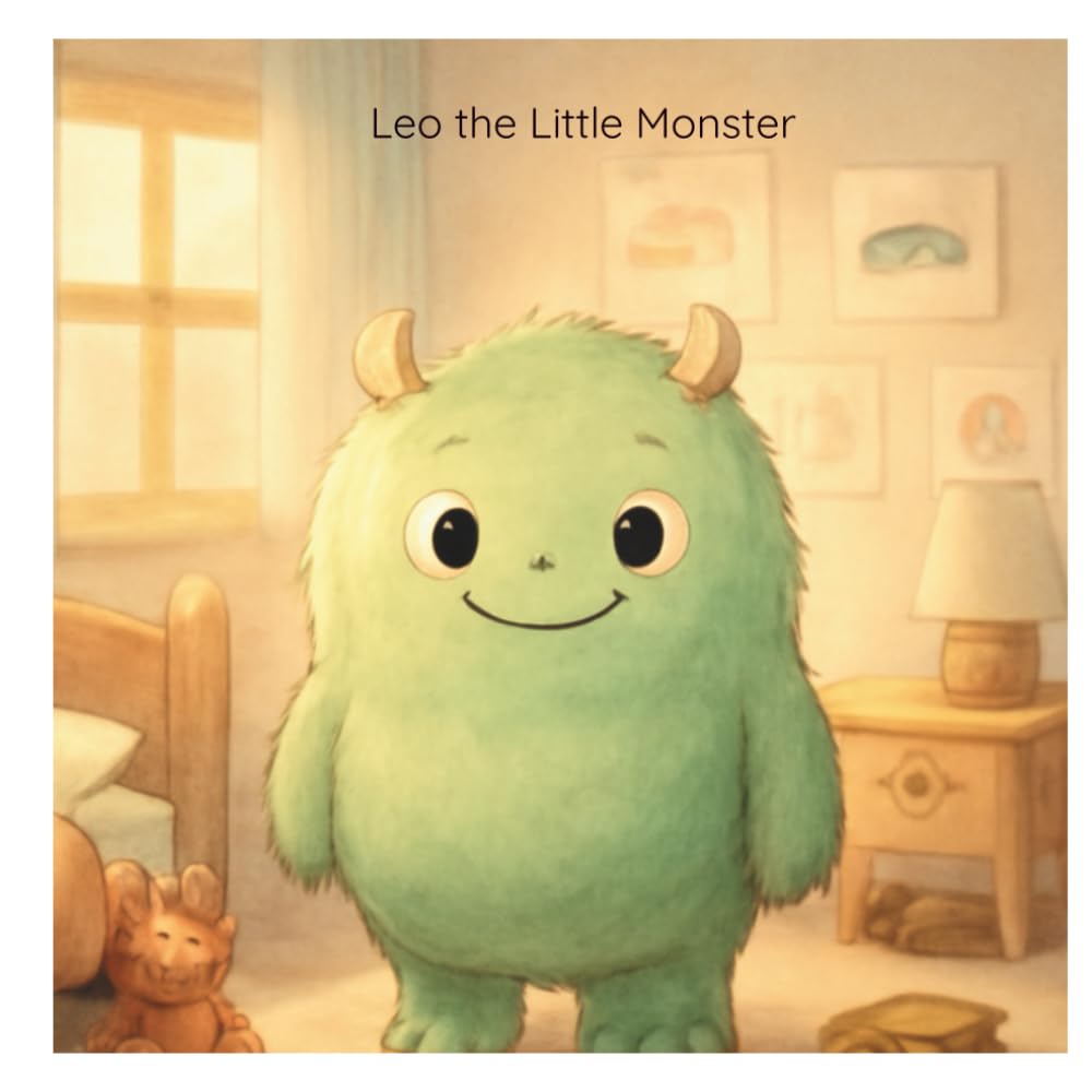 Leo the Little Monster Who Was Afraid of the Dark: A Calming Bedtime Story for Kids Ages 3–6