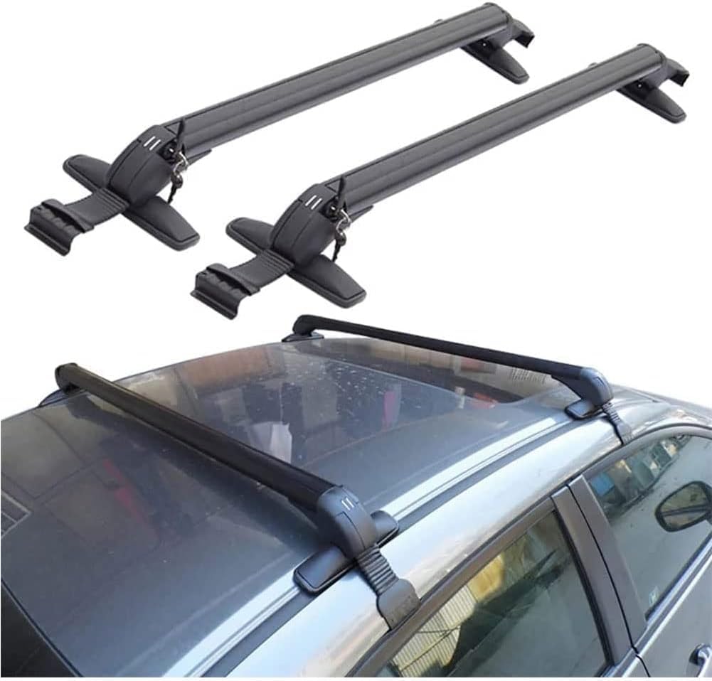 2 szt. Bagażnik dachowy poprzeczny do Mitsubishi Colt 2004-2012, aluminiowy bagażnik dachowy poprzeczny do samochodu górny bagażnik szyny regulowany montaż akcesoria do stojaka