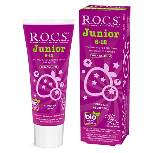 R.O.C.S. - Zahnpasta - Junior - 6 bis 12 Jahr - BIO - Beerenmix - Zahncreme - 74 g Cover